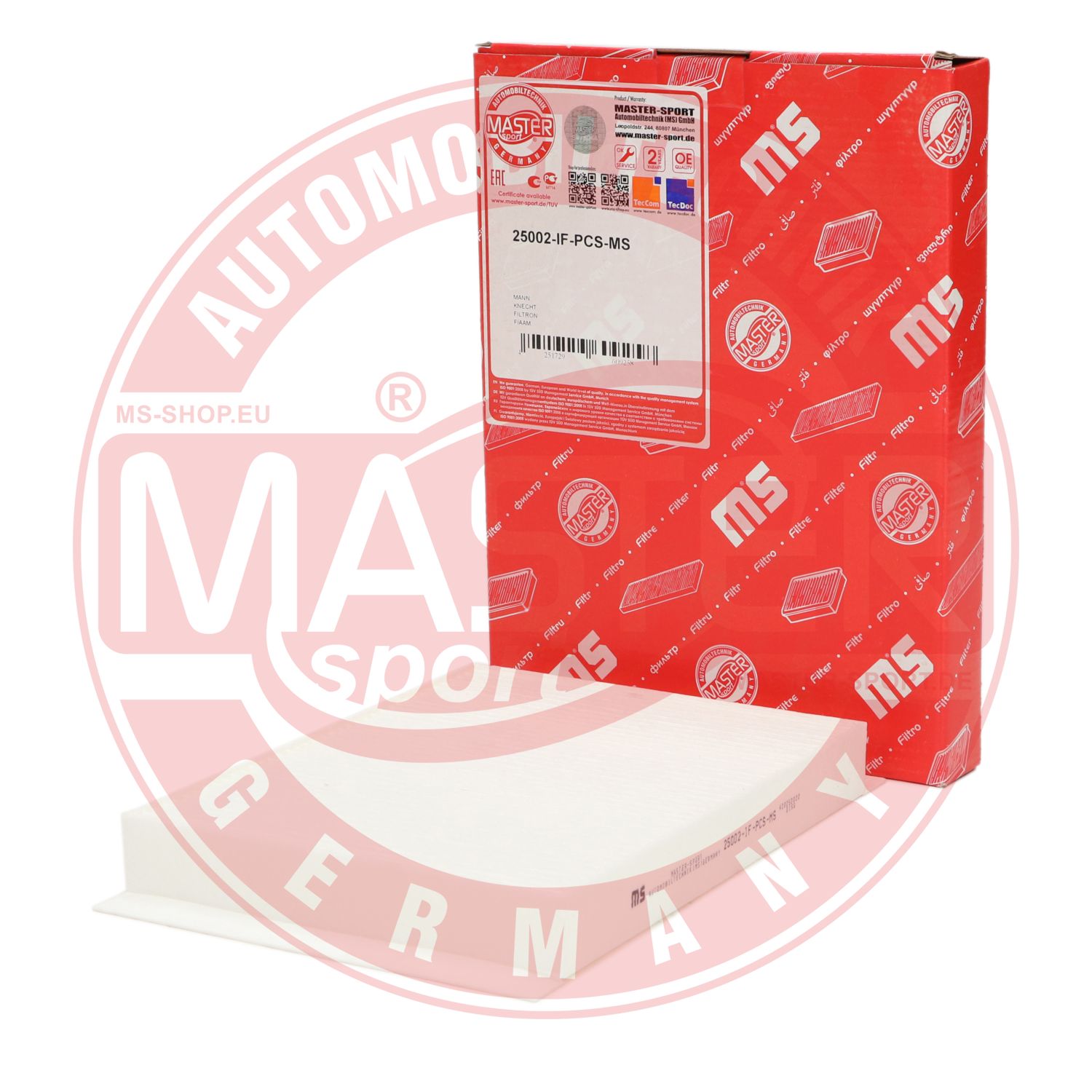 Filtru polen MASTERSPORT GERMANY 25002-IF-PCS-MS
